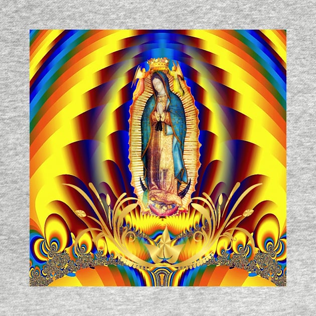 Our Lady of Guadalupe Virgin Mary New Zerape  03 by hispanicworld